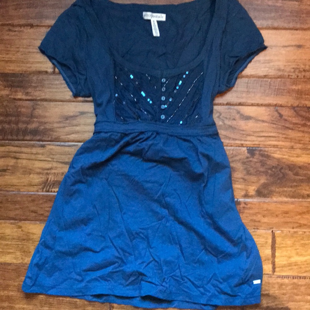 Navy Aeropostale shirt